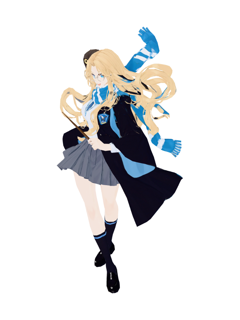 Unity 3d Character Customization 魔法少女 – Download Free 3D Model | Meshy